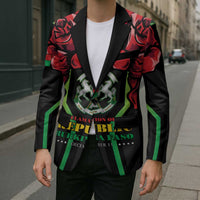 Burkina Faso Republic Day Blazer Coat Of Arms With Rose - Wonder Print Shop
