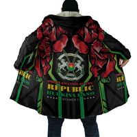 Burkina Faso Republic Day Cloak Coat Of Arms With Rose - Wonder Print Shop