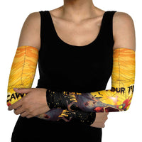Personalized Funny Halloween Zombie Chicken Arm Sleeves F’Caw Scary Poultry - Wonder Print Shop