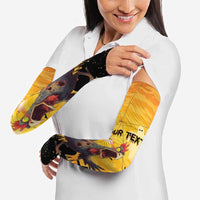 Personalized Funny Halloween Zombie Chicken Arm Sleeves F’Caw Scary Poultry - Wonder Print Shop