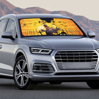 Funny Halloween Zombie Chicken Auto Sun Shade F’Caw Scary Poultry - Wonder Print Shop