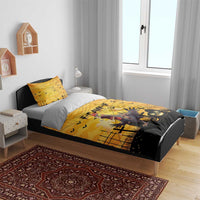 Funny Halloween Zombie Chicken Bedding Set F’Caw Scary Poultry - Wonder Print Shop