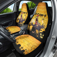 Funny Halloween Zombie Chicken Car Seat Cover F’Caw Scary Poultry - Wonder Print Shop