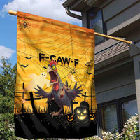 Funny Halloween Zombie Chicken Garden Flag F’Caw Scary Poultry - Wonder Print Shop