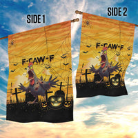 Funny Halloween Zombie Chicken Garden Flag F’Caw Scary Poultry - Wonder Print Shop