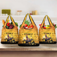 Funny Halloween Zombie Chicken Grocery Bag F’Caw Scary Poultry - Wonder Print Shop