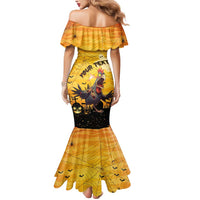 Personalized Funny Halloween Zombie Chicken Mermaid Dress F’Caw Scary Poultry - Wonder Print Shop