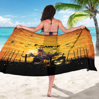 Funny Halloween Zombie Chicken Sarong F’Caw Scary Poultry - Wonder Print Shop