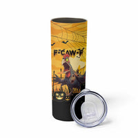 Personalized Funny Halloween Zombie Chicken Skinny Tumbler F’Caw Scary Poultry - Wonder Print Shop