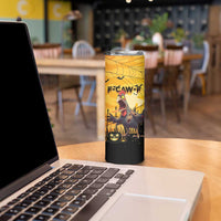 Personalized Funny Halloween Zombie Chicken Skinny Tumbler F’Caw Scary Poultry - Wonder Print Shop