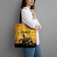 Funny Halloween Zombie Chicken Tote Bag F’Caw Scary Poultry - Wonder Print Shop