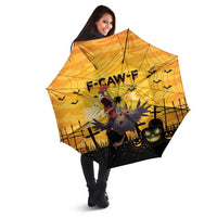 Funny Halloween Zombie Chicken Umbrella F’Caw Scary Poultry - Wonder Print Shop