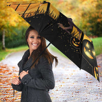 Funny Halloween Zombie Chicken Umbrella F’Caw Scary Poultry - Wonder Print Shop