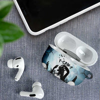 Funny Halloween F’Caw Raven AirPods Case Black Bird Crow With Skulls - Wonder Print Shop