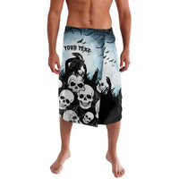 Personalized Funny Halloween F’Caw Raven Lavalava Black Bird Crow With Skulls - Wonder Print Shop