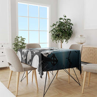 Funny Halloween F’Caw Raven Tablecloth Black Bird Crow With Skulls - Wonder Print Shop