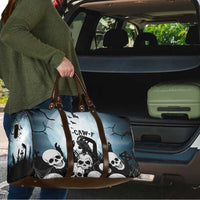 Funny Halloween F’Caw Raven Travel Bag Black Bird Crow With Skulls - Wonder Print Shop