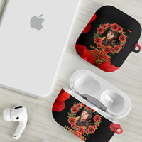 George Hardy Tuskegee Memorial AirPods Case Red Tail Pilots Legacy of Courage - Wonder Print Shop