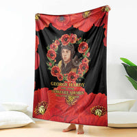 George Hardy Tuskegee Memorial Blanket Red Tail Pilots Legacy of Courage - Wonder Print Shop