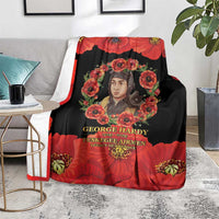 George Hardy Tuskegee Memorial Blanket Red Tail Pilots Legacy of Courage - Wonder Print Shop
