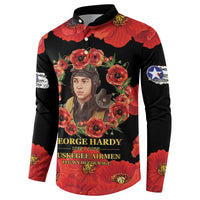 George Hardy Tuskegee Memorial Button Sweatshirt Red Tail Pilots Legacy of Courage - Wonder Print Shop