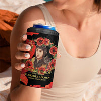 George Hardy Tuskegee Memorial 4 in 1 Can Cooler Tumbler Red Tail Pilots Legacy of Courage - Wonder Print Shop