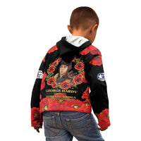 George Hardy Tuskegee Memorial Kid Hoodie Red Tail Pilots Legacy of Courage - Wonder Print Shop