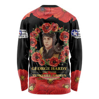 George Hardy Tuskegee Memorial Long Sleeve Shirt Red Tail Pilots Legacy of Courage - Wonder Print Shop