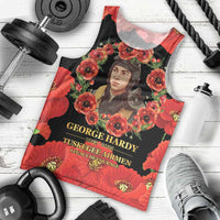 George Hardy Tuskegee Memorial Men Tank Top Red Tail Pilots Legacy of Courage - Wonder Print Shop
