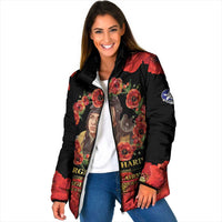 George Hardy Tuskegee Memorial Padded Jacket Red Tail Pilots Legacy of Courage - Wonder Print Shop