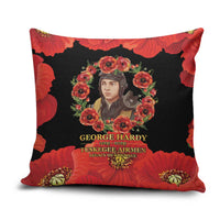 George Hardy Tuskegee Memorial Pillow Cover Red Tail Pilots Legacy of Courage - Wonder Print Shop