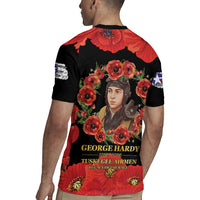 George Hardy Tuskegee Memorial Rugby Jersey Red Tail Pilots Legacy of Courage - Wonder Print Shop