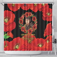 George Hardy Tuskegee Memorial Shower Curtain Red Tail Pilots Legacy of Courage - Wonder Print Shop
