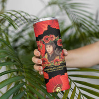 George Hardy Tuskegee Memorial Skinny Tumbler Red Tail Pilots Legacy of Courage - Wonder Print Shop