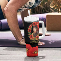 George Hardy Tuskegee Memorial Tumbler With Handle Red Tail Pilots Legacy of Courage - Wonder Print Shop