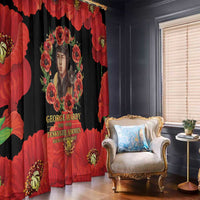 George Hardy Tuskegee Memorial Window Curtain Red Tail Pilots Legacy of Courage - Wonder Print Shop