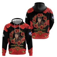 George Hardy Tuskegee Memorial Zip Hoodie Red Tail Pilots Legacy of Courage - Wonder Print Shop