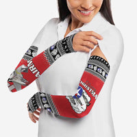 Tuskegee Red Tails Airmen Christmas Arm Sleeves P-51 Mustang 332nd Fighter Group - Wonder Print Shop