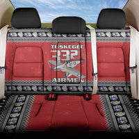 Tuskegee Red Tails Airmen Christmas Back Car Seat Cover P-51 Mustang 332nd Fighter Group - Wonder Print Shop