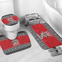 Tuskegee Red Tails Airmen Christmas Bathroom Set P-51 Mustang 332nd Fighter Group - Wonder Print Shop