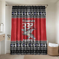 Tuskegee Red Tails Airmen Christmas Bathroom Set P-51 Mustang 332nd Fighter Group - Wonder Print Shop