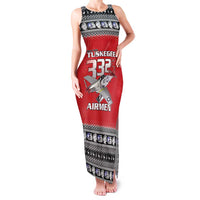 Tuskegee Red Tails Airmen Christmas Family Matching Tank Maxi Dress and Hawaiian Shirt P-51 Mustang 332nd Fighter Group - Wonder Print Shop