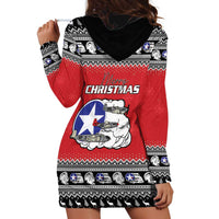 Tuskegee Red Tails Airmen Christmas Hoodie Dress P-51 Mustang 332nd Fighter Group - Wonder Print Shop