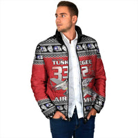 Tuskegee Red Tails Airmen Christmas Padded Jacket P-51 Mustang 332nd Fighter Group - Wonder Print Shop