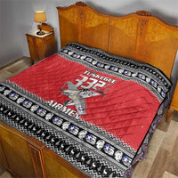 Tuskegee Red Tails Airmen Christmas Quilt P-51 Mustang 332nd Fighter Group - Wonder Print Shop