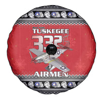 Tuskegee Red Tails Airmen Christmas Spare Tire Cover P-51 Mustang 332nd Fighter Group - Wonder Print Shop