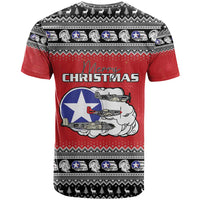 Tuskegee Red Tails Airmen Christmas T Shirt P-51 Mustang 332nd Fighter Group - Wonder Print Shop