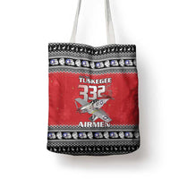 Tuskegee Red Tails Airmen Christmas Tote Bag P-51 Mustang 332nd Fighter Group - Wonder Print Shop
