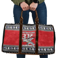 Tuskegee Red Tails Airmen Christmas Travel Bag P-51 Mustang 332nd Fighter Group - Wonder Print Shop