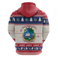 Liberia Christmas Hoodie My Christmas On You - Lion Santa - Wonder Print Shop